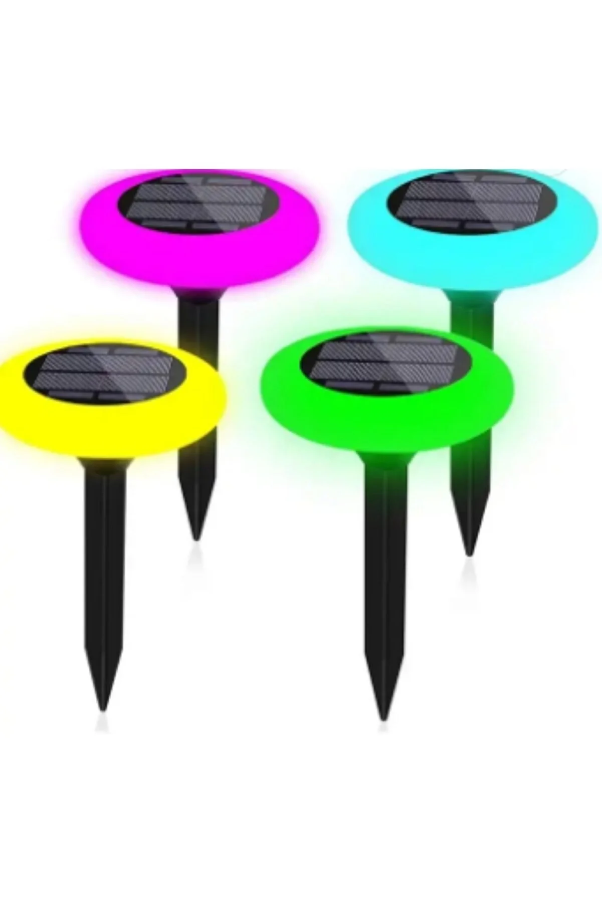 Dlc Solar Rgb Saplama 8 Led 3 Watt Renk Değiştiren