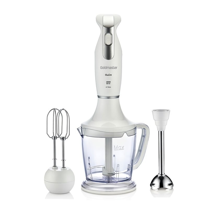 Goldmaster GM-7234W Badem Blender Set Beyaz