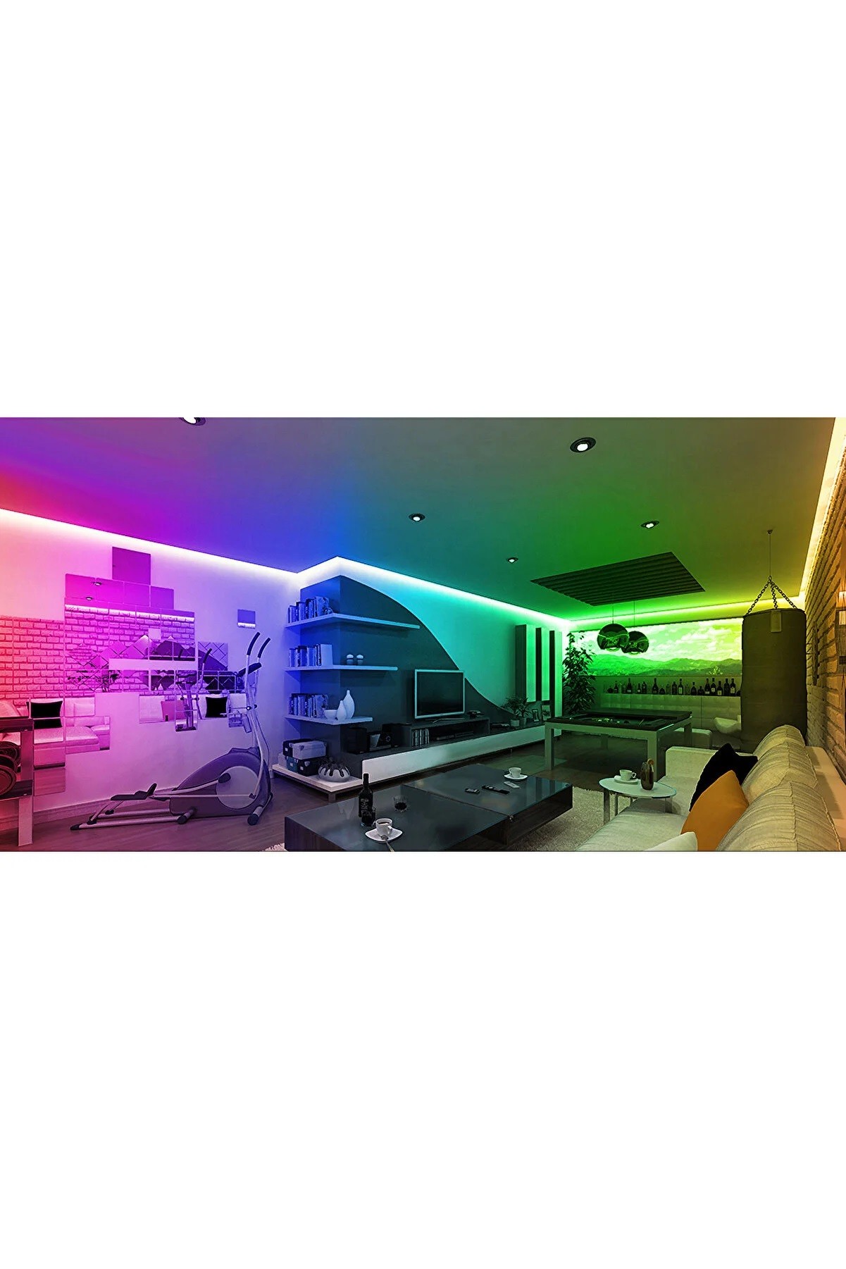 DLC 5 METRE RGB UZAKTAN KUMANDALI ŞERİT LED IP65