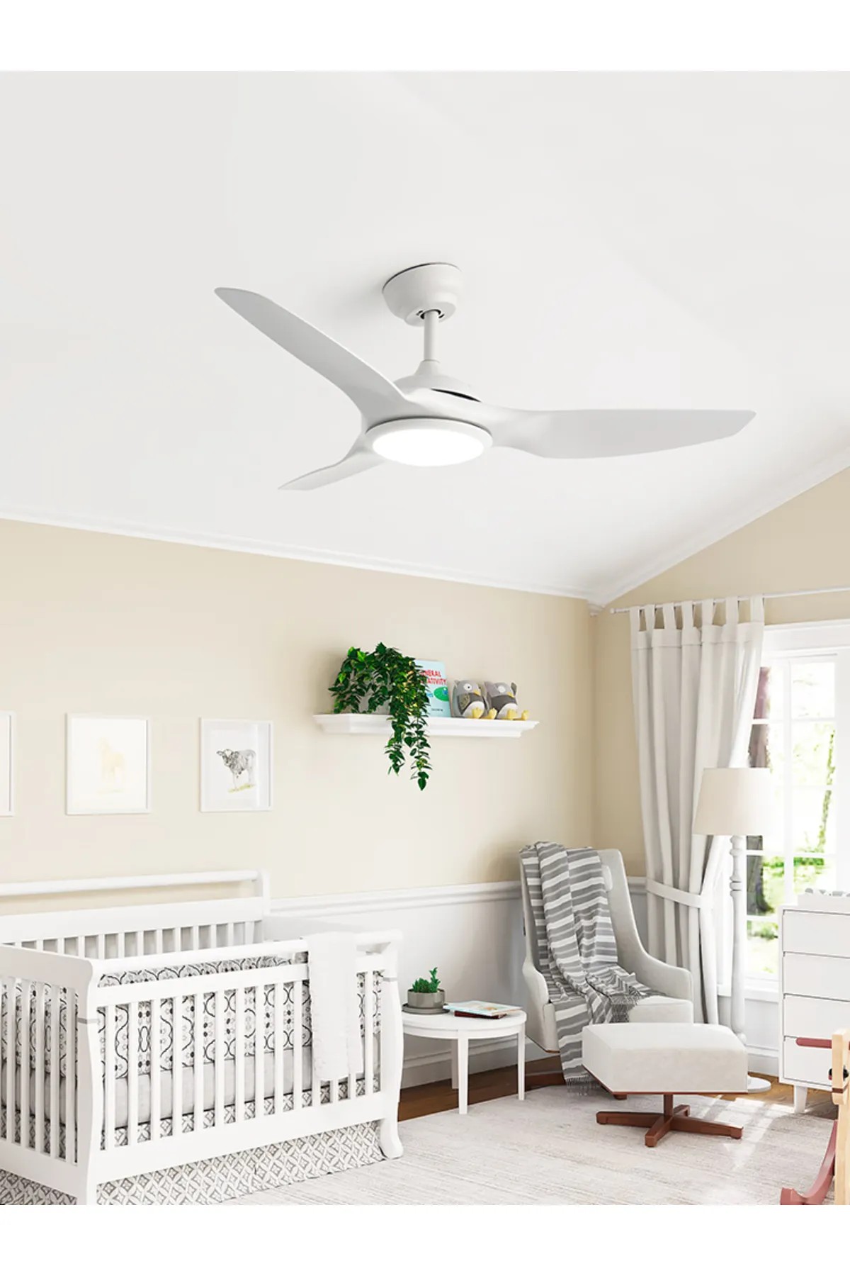Dlc Bora Led Tavan Vantilatörü Beyaz 122 Cm