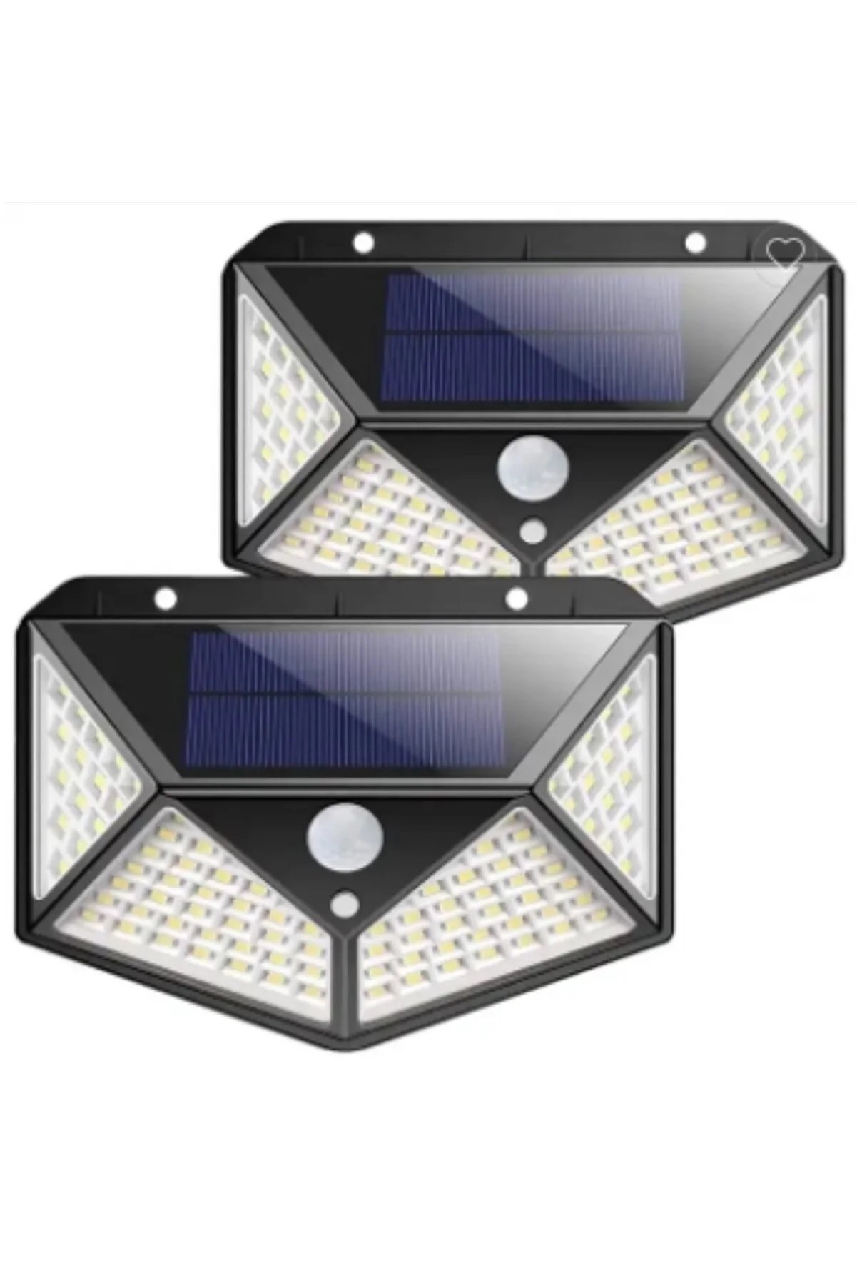 Dlc Solar Panel Sensörlü 100 Led Duvar Apliği