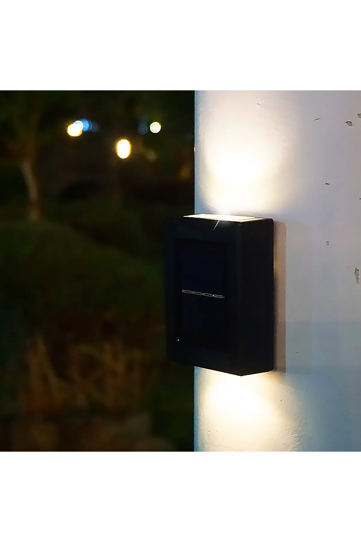 DLC ÇİFT YÖNLÜ KARE LED SOLAR APLIK