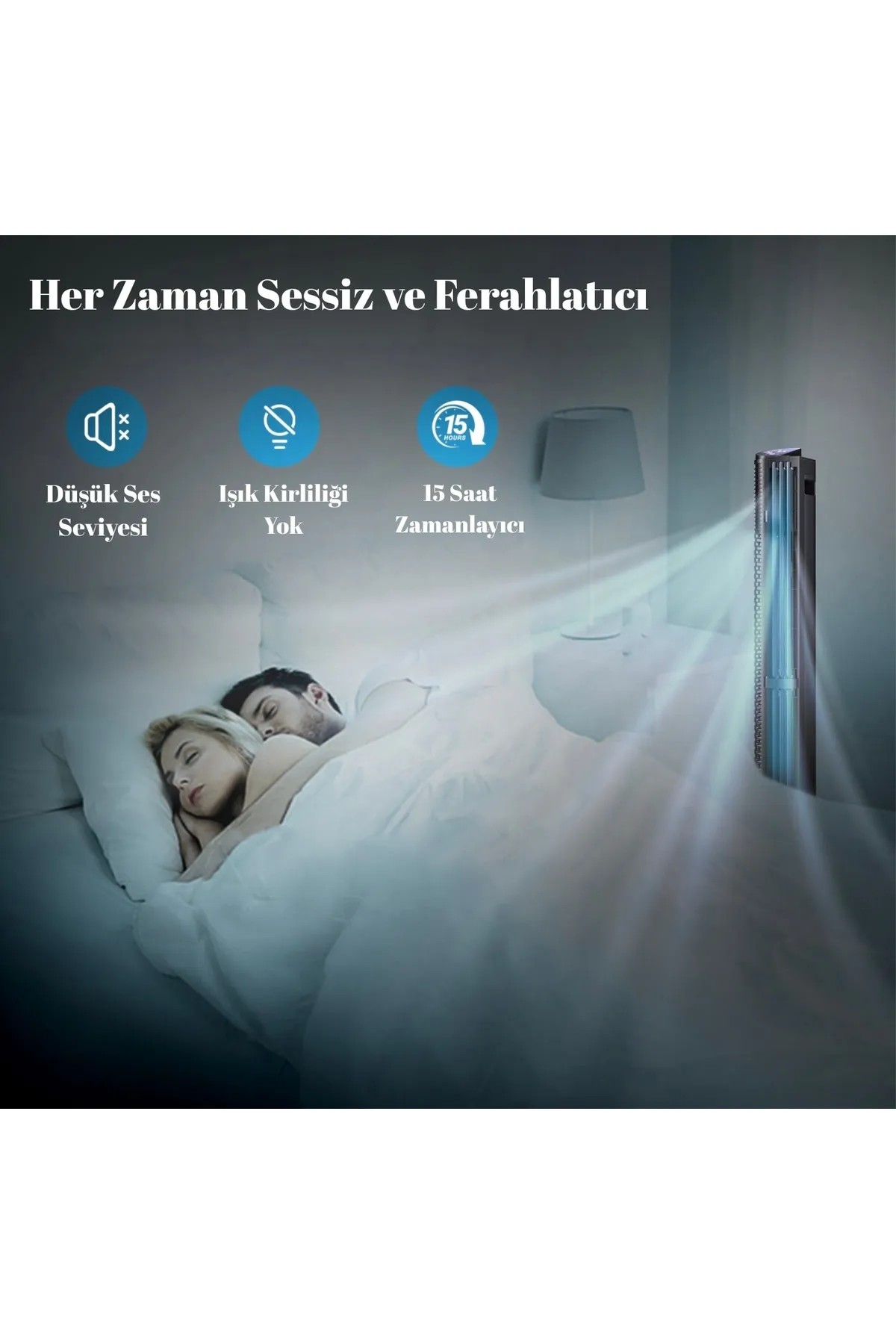 DLC KULE TİPİ VANTİLATÖR 75W KUMANDALI