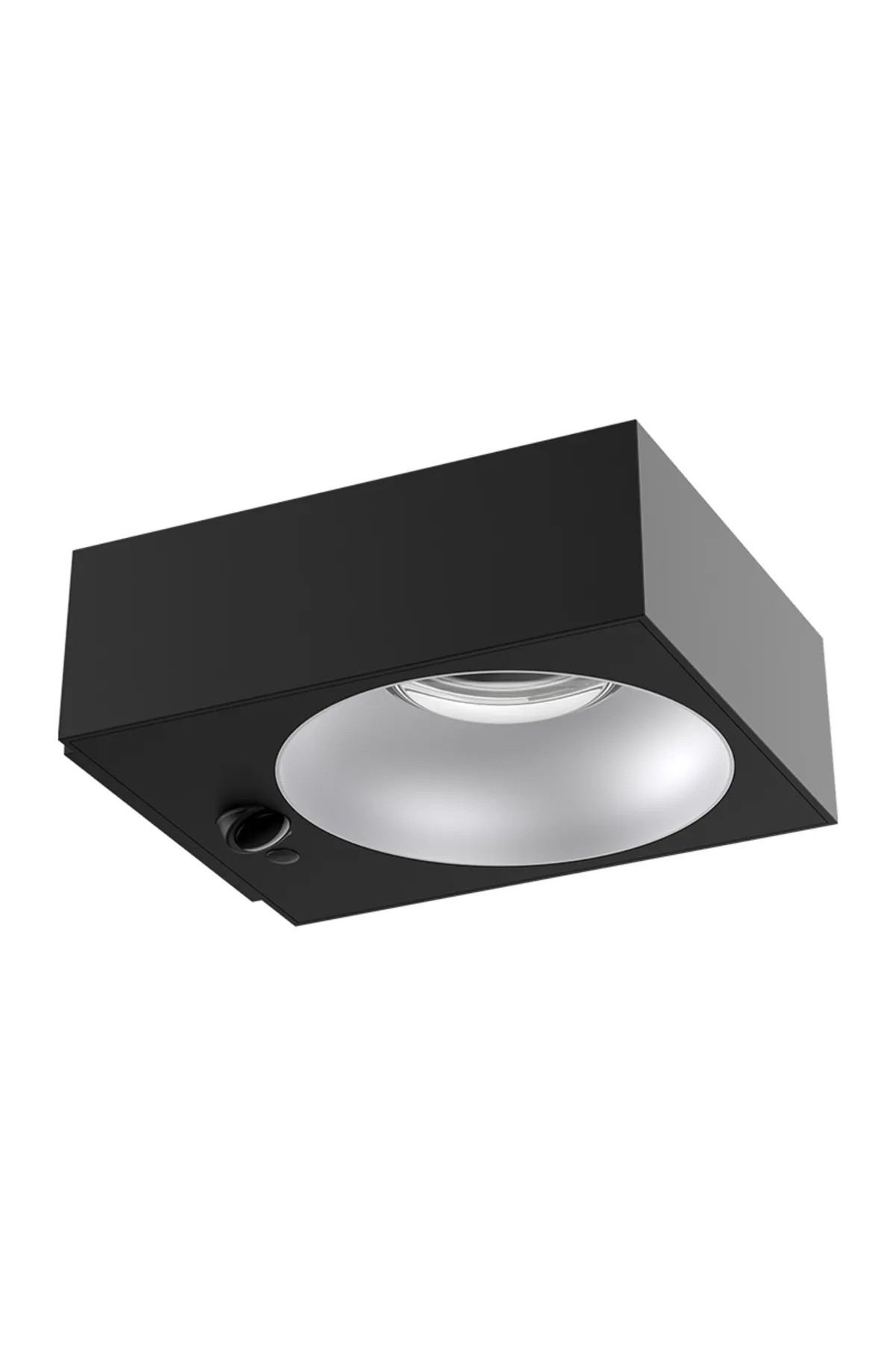 DLC SOLAR LED HAREKET SENSÖRLÜ KARE APLİK SİYAH 1000 LÜMEN