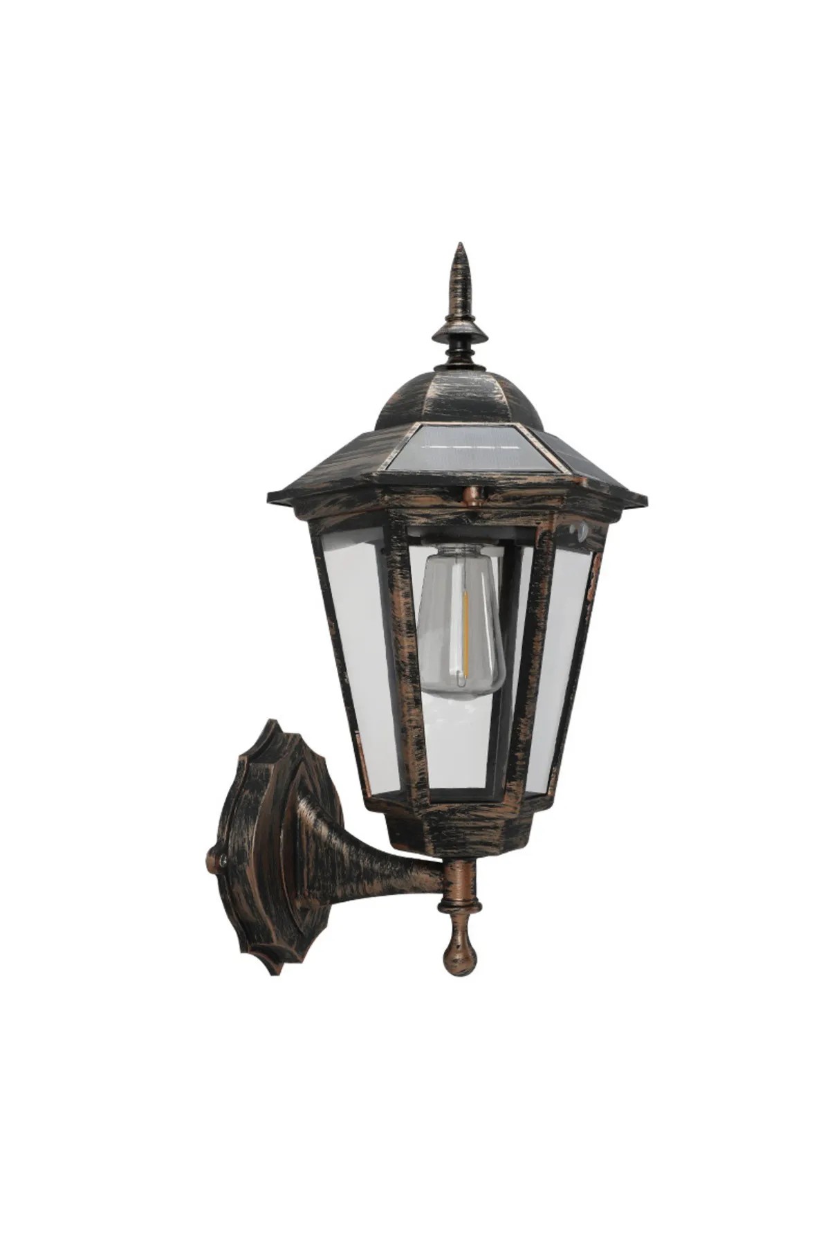 DLC ALTIGEN AMPUL GÖRÜNÜMLÜ SOLAR LED APLİK