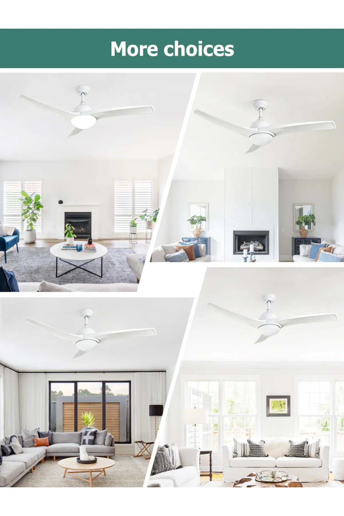 Dlc Favonıo Led Tavan Vantilatörü Beyaz 132 Cm