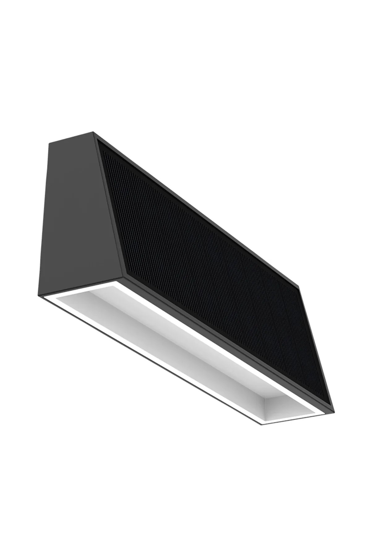 DLC SOLAR LED ÇİFT YÖNLÜ APLİK SİYAH 700 LÜMEN