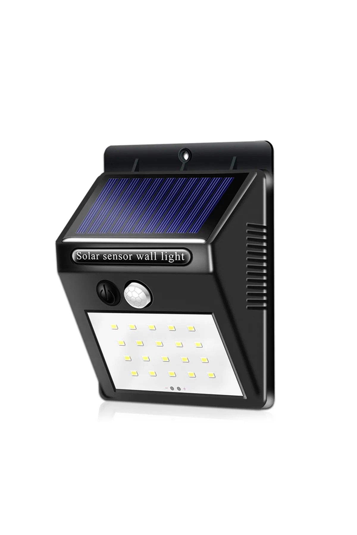 Dlc Solar Panel Sensörlü 20 Led Duvar Apliği