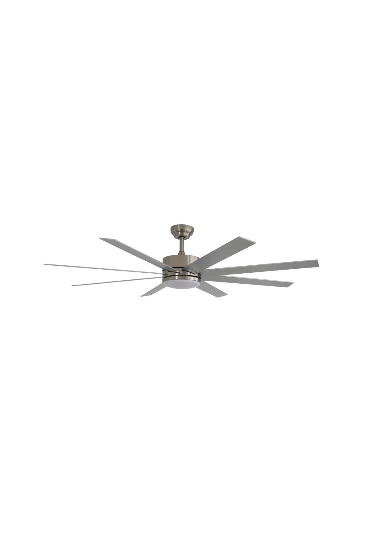 Dlc Zephyr Mat Krom Tavan Vantilatörü Led 162Cm