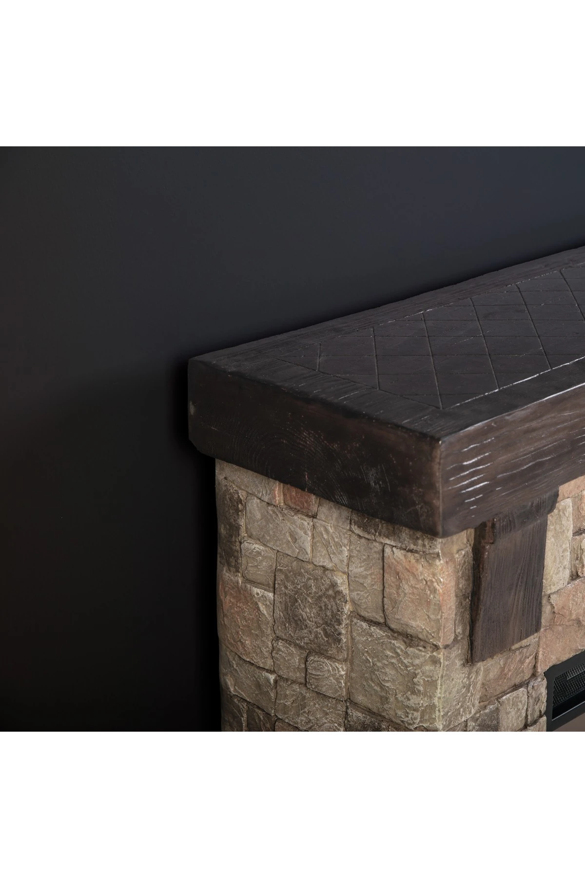 DLC CARDIFF POLİSTON ELEKTRİKLİ ŞÖMİNE 1800W FANLI ISITICI