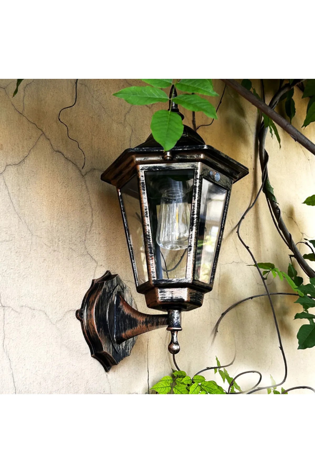 DLC ALTIGEN AMPUL GÖRÜNÜMLÜ SOLAR LED APLİK