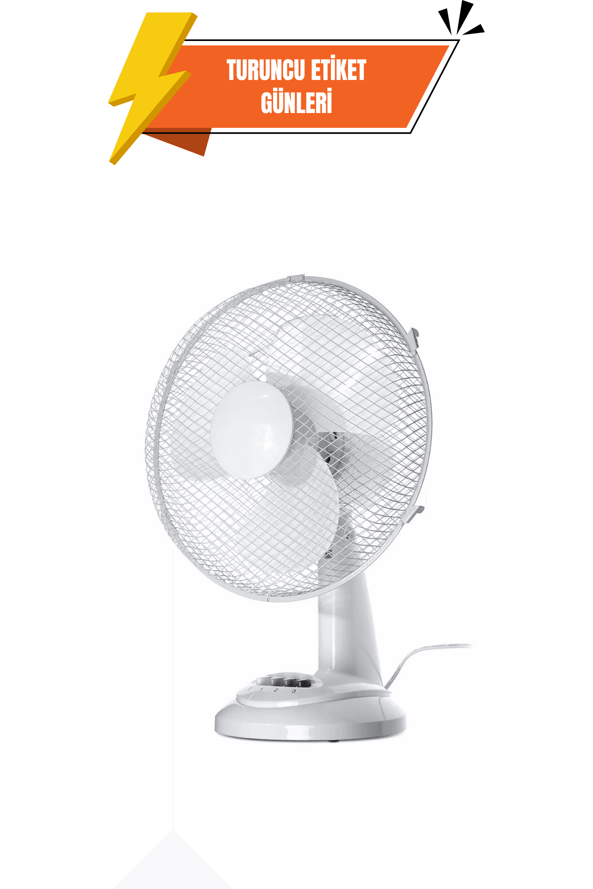 Dlc Masa Tipi Vantilatör Beyaz 35 Watt