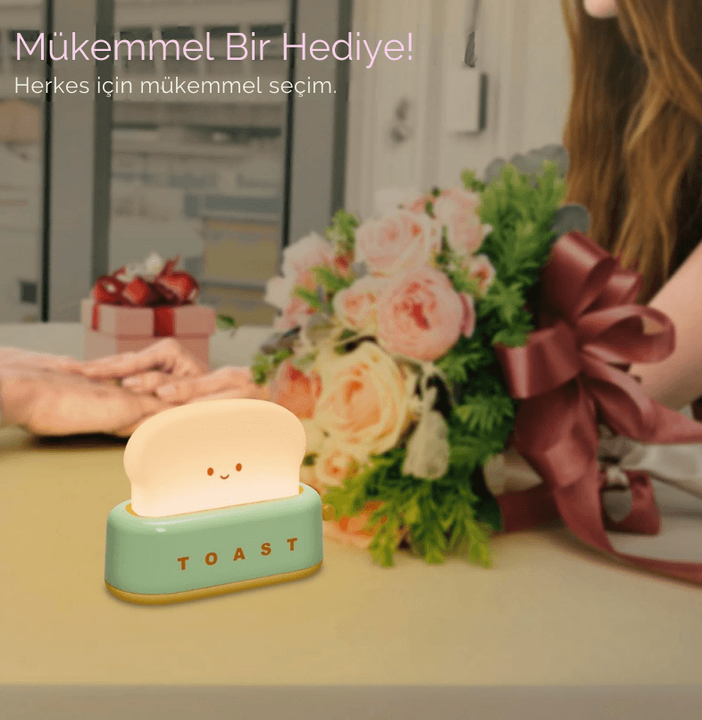 LED MASA LAMBASI TOST MAKİNASI USB ŞARJLI