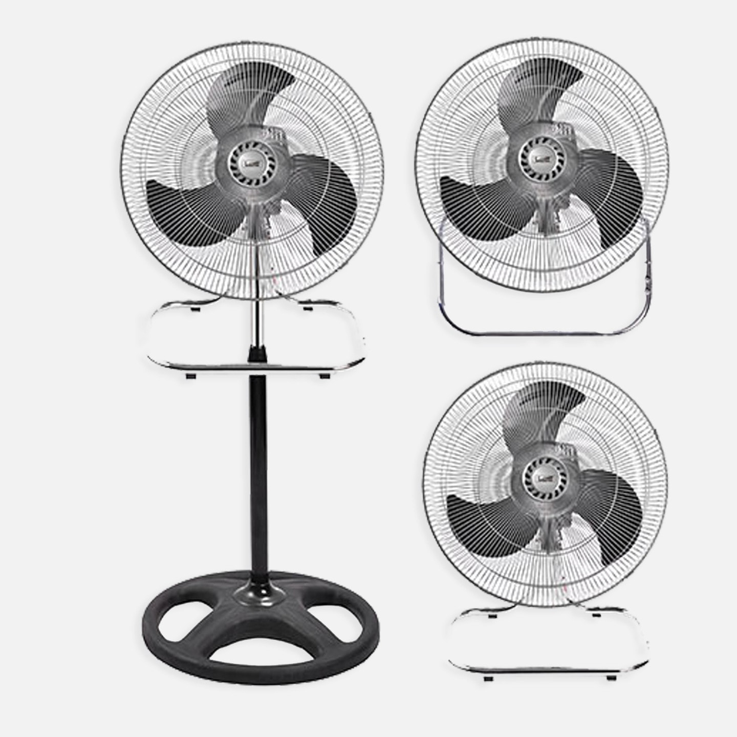 18" 3'Lü 80W Sanayi Vantilatörü