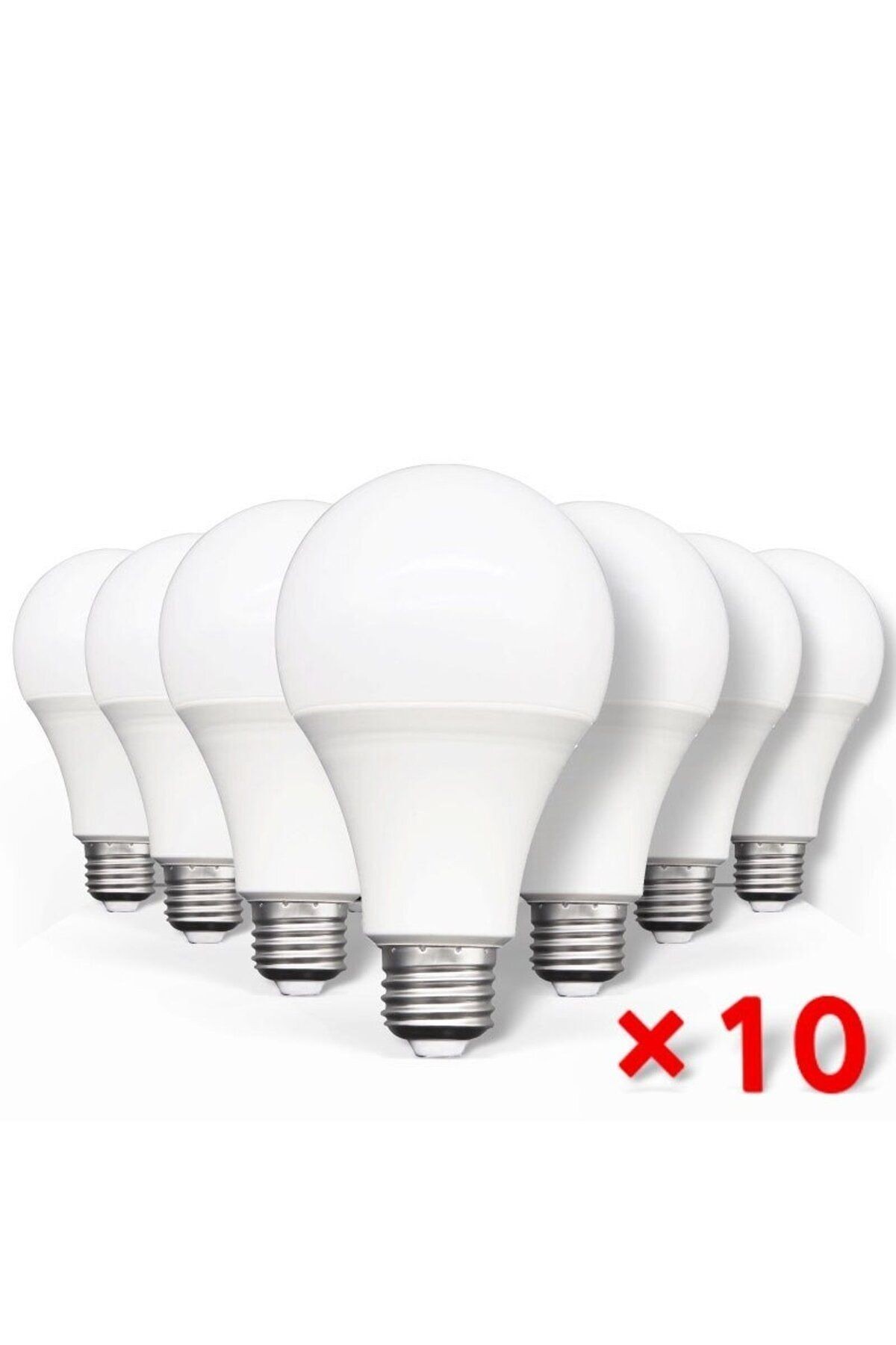 10 Watt Led Ampul 10'lu Paket Sarı Işık 806 Lümen E27 Duy