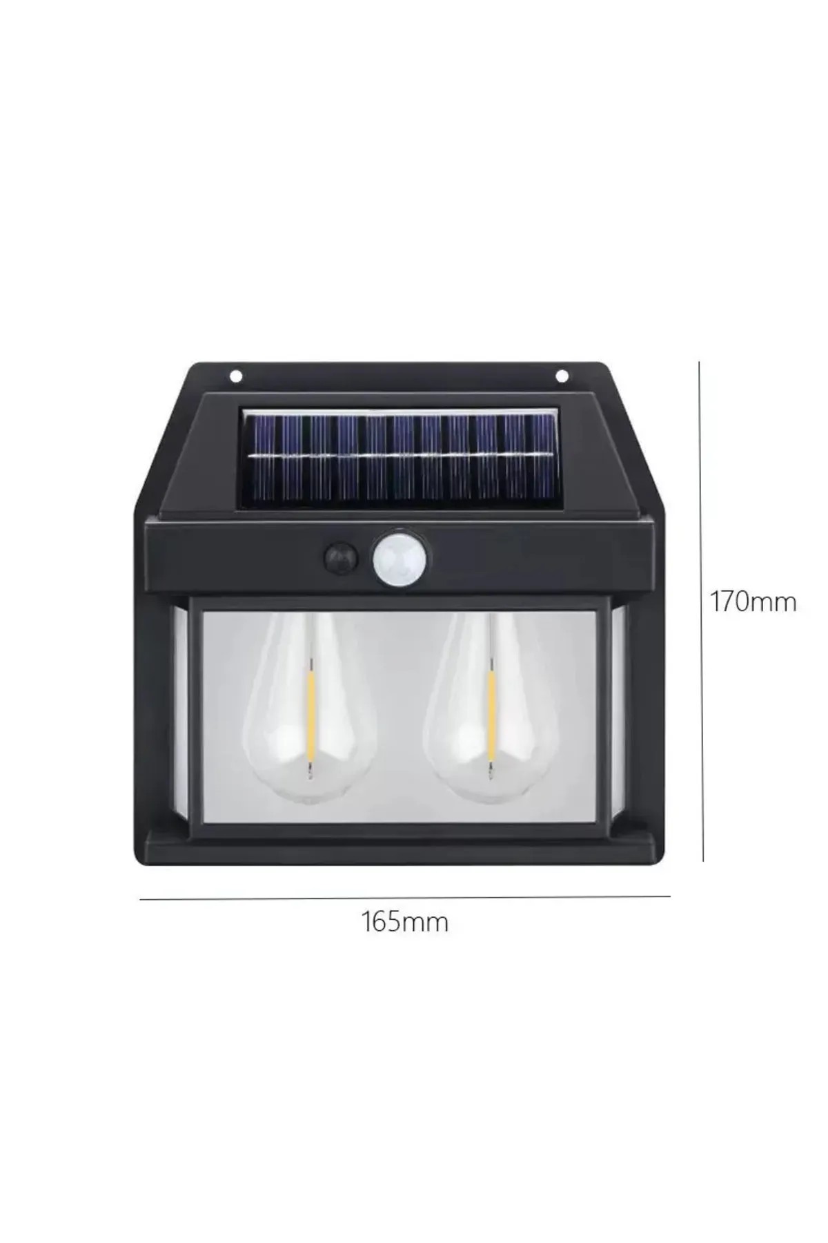 DLC SENSÖRLÜ 2'Lİ LED SOLAR APLİK