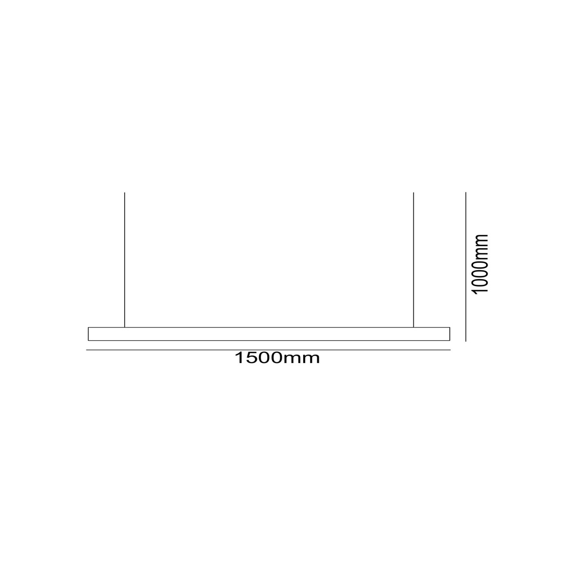 Profil Sarkıt Beyaz 150cm 3000K