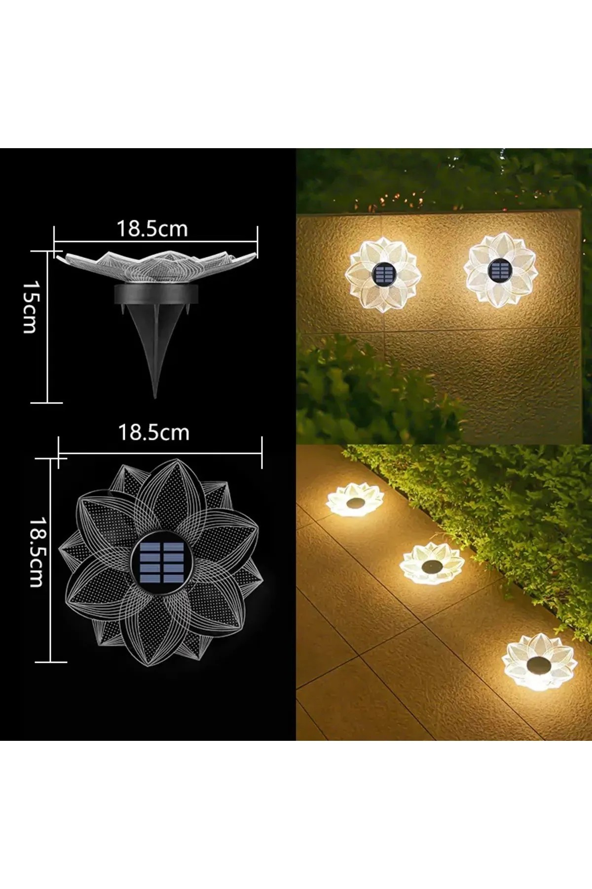 DLC SOLAR LED DEKORATİF SAPLAMA VE APLİK