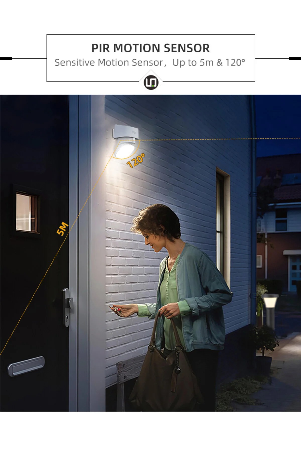 DLC SOLAR SENSÖRLÜ LED APLİK BEYAZ 2000 LÜMEN