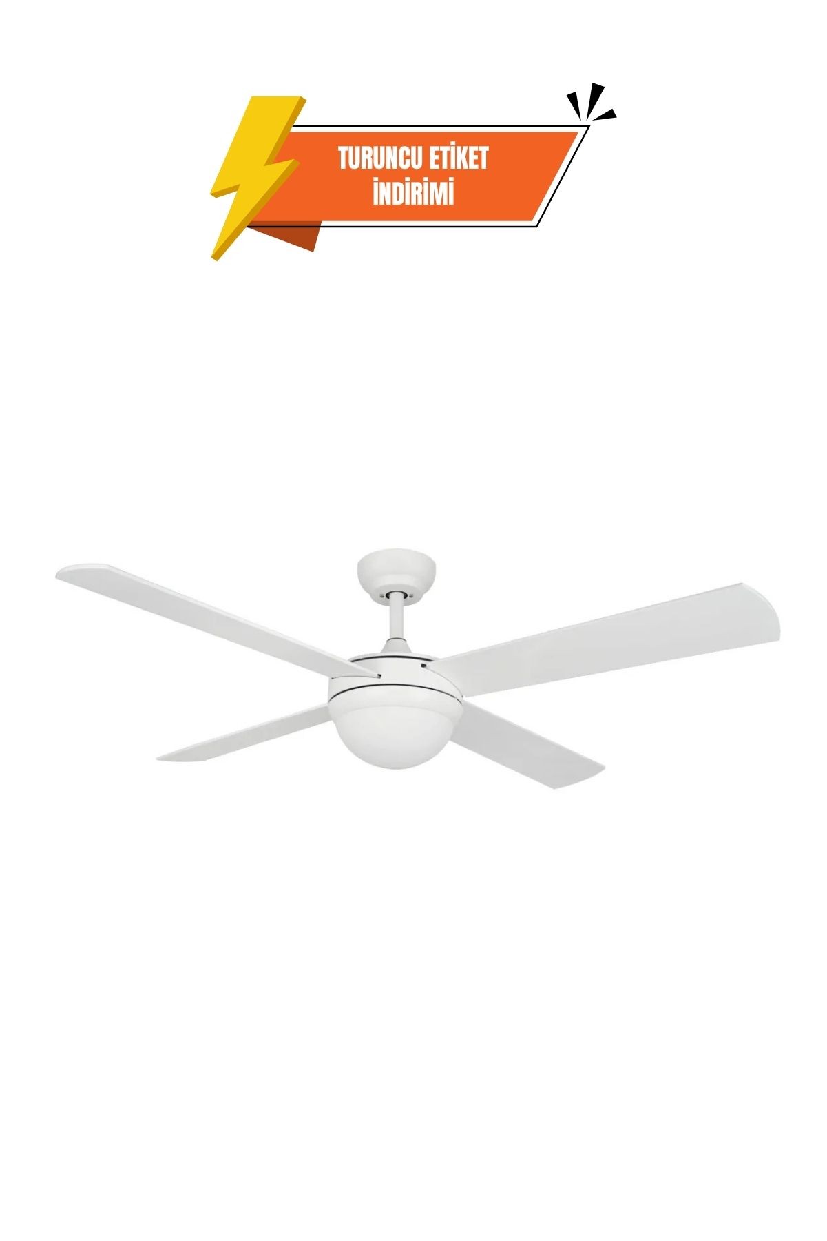 Dlc Alızee Beyaz Tavan Vantilatörü 132 Cm