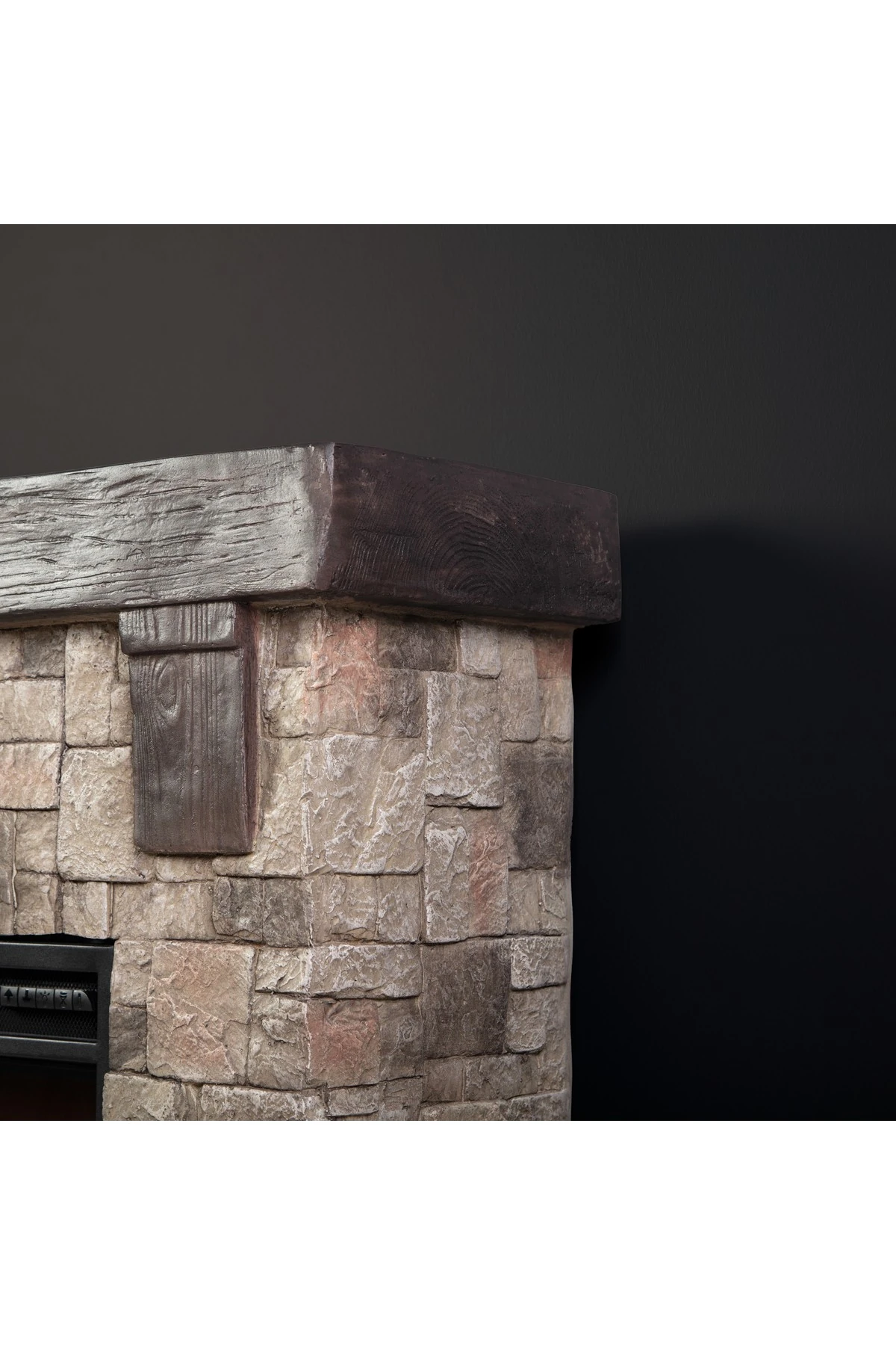 DLC CARDIFF POLİSTON ELEKTRİKLİ ŞÖMİNE 1800W FANLI ISITICI