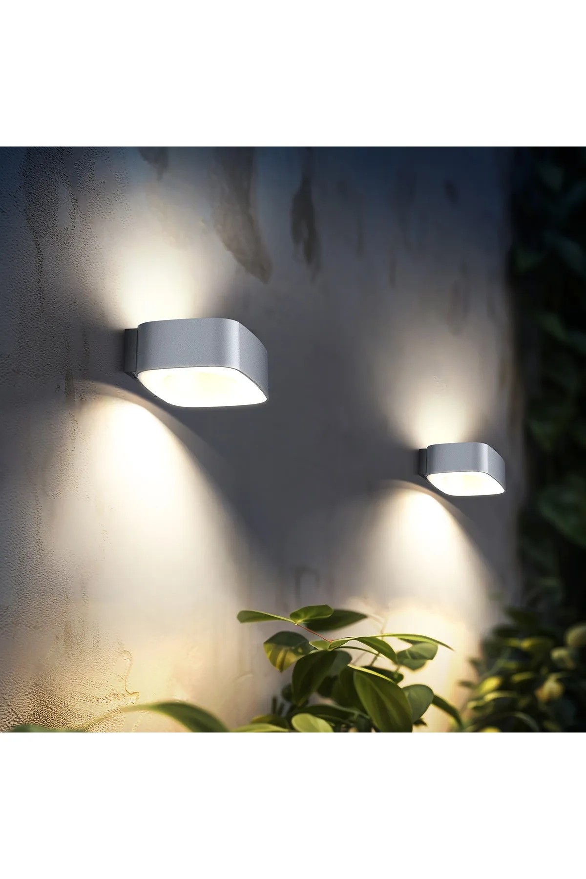 DLC SOLAR LED KARE APLİK BEYAZ 700 LÜMEN