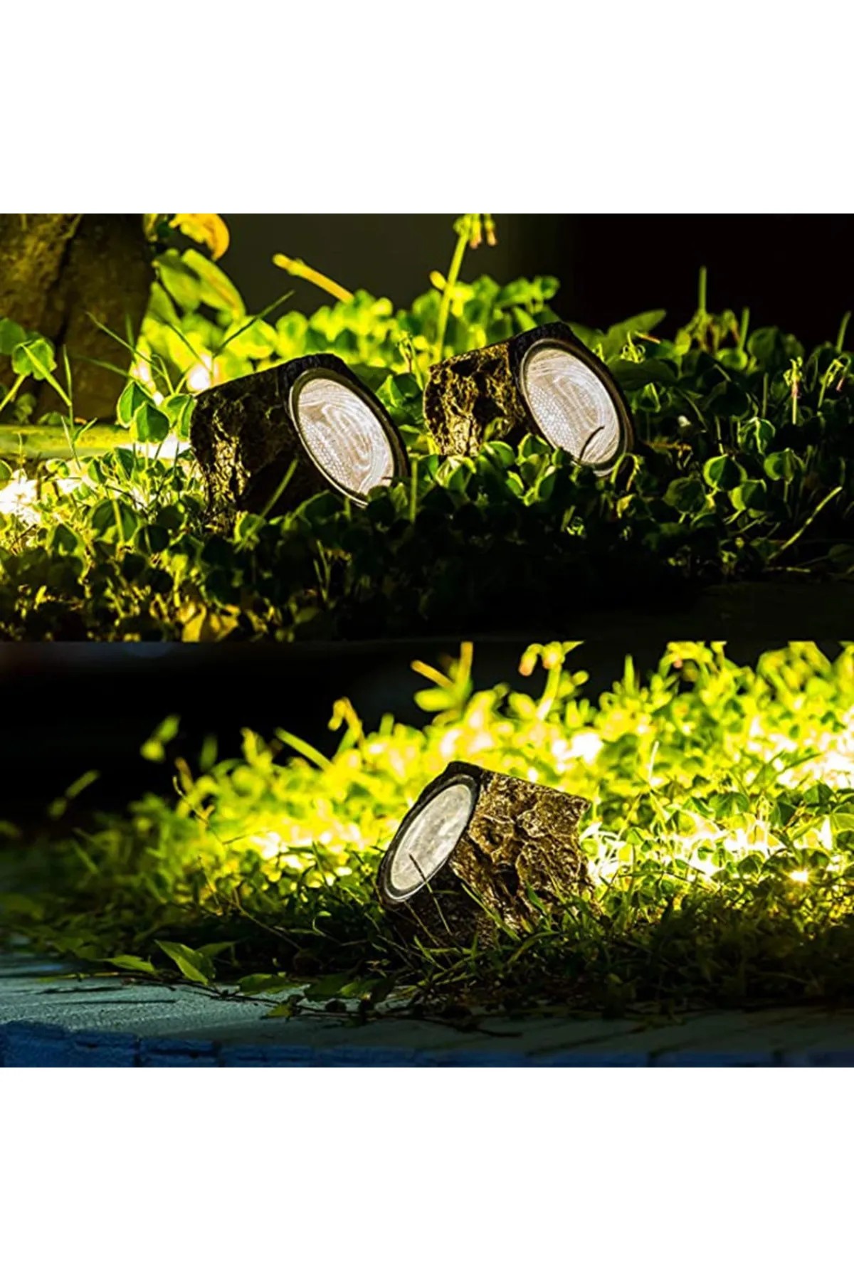 DLC SOLAR TAŞ 4 LED BEYAZ IŞIK