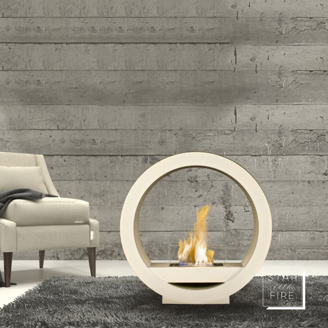 Round Design Starfire Bioethanol Şömine