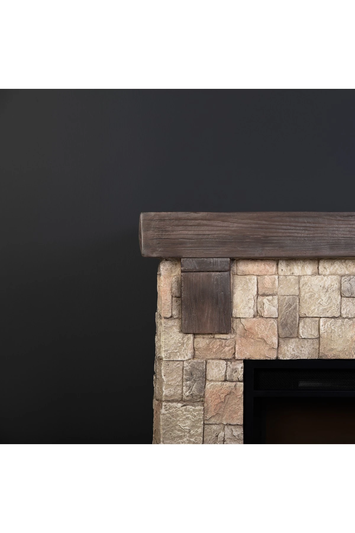 DLC CARDIFF POLİSTON ELEKTRİKLİ ŞÖMİNE 1800W FANLI ISITICI