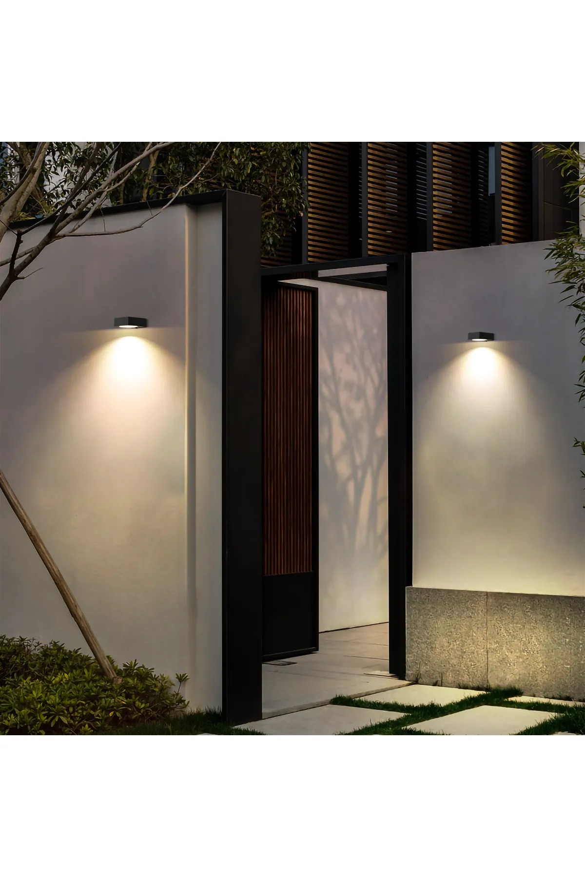 DLC SOLAR LED HAREKET SENSÖRLÜ KARE APLİK SİYAH 1000 LÜMEN