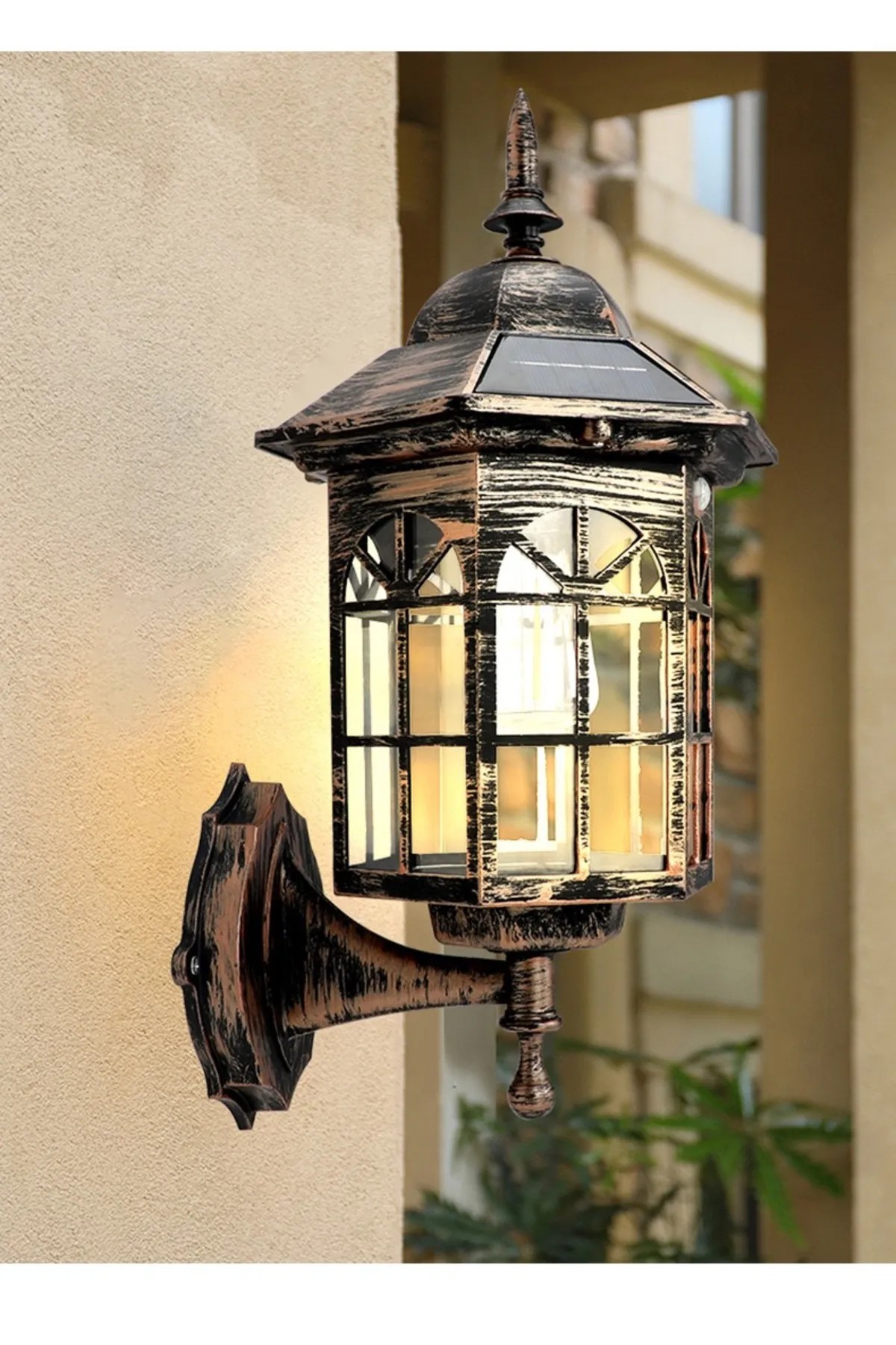 DLC FENER AMPUL GÖRÜNÜMLÜ SOLAR LED APLIK