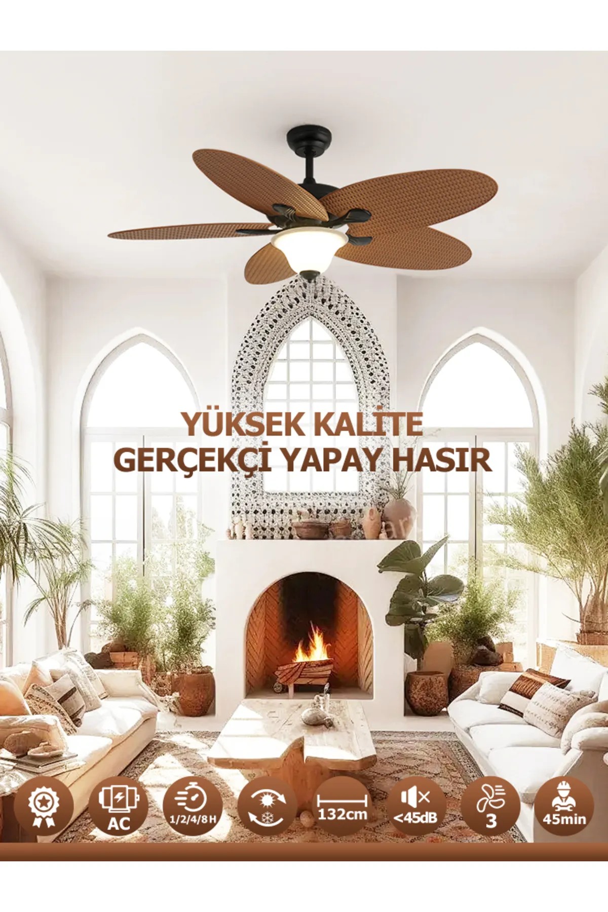 Dlc Carpınteıro Tavan Vantilatörü 132 Cm