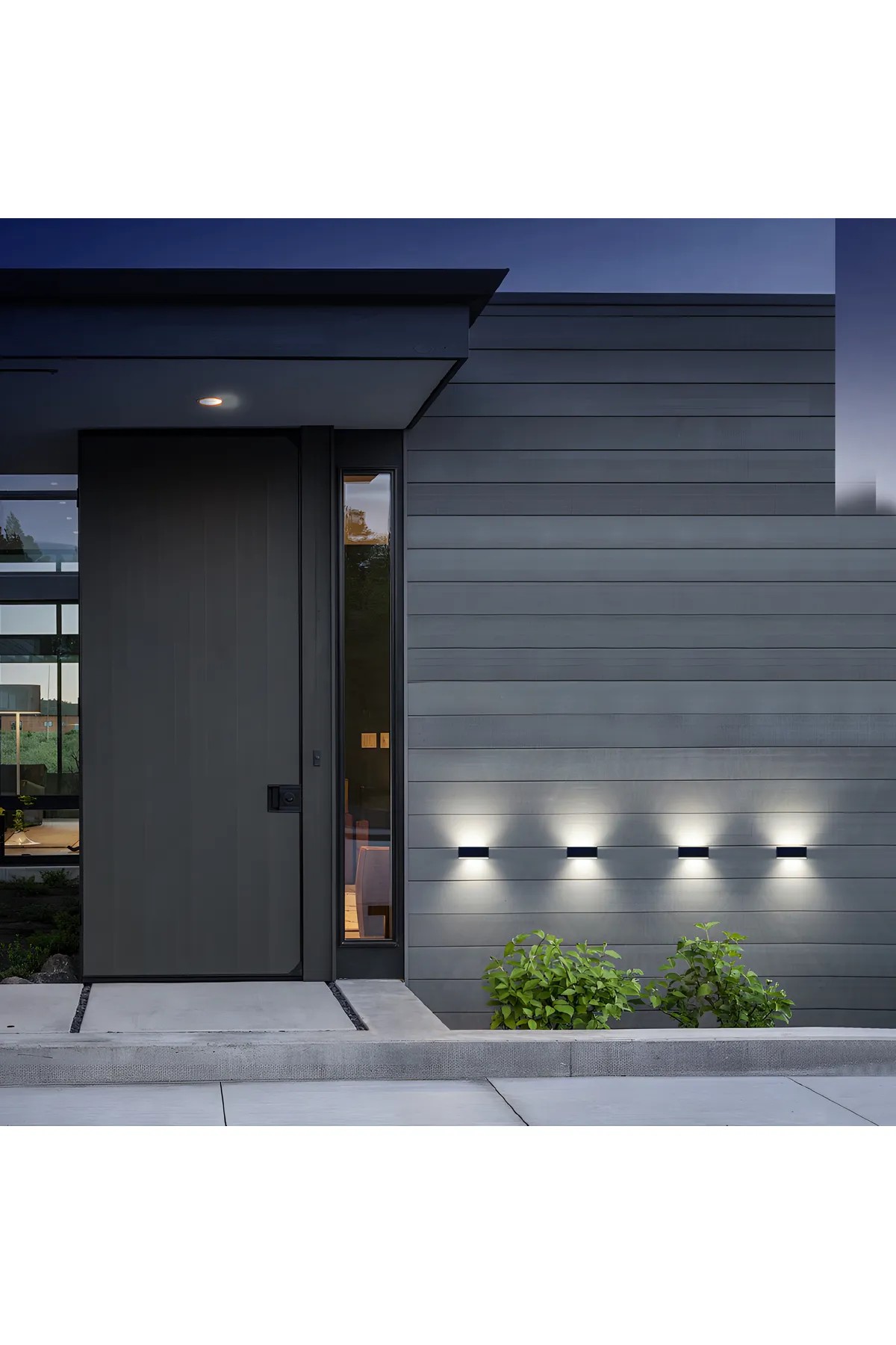 DLC SOLAR LED ÇİFT YÖNLÜ APLİK SİYAH 700 LÜMEN