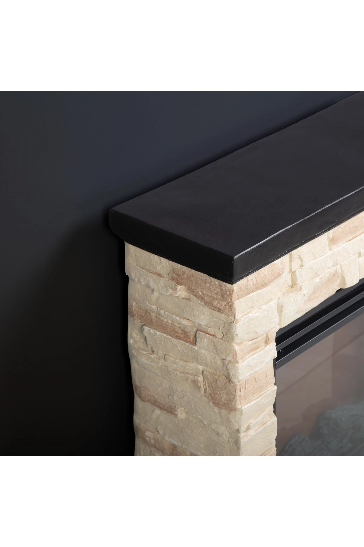 DLC CANYON POLİSTON ELEKTRİKLİ ŞÖMİNE 1800 WATT FANLI ISITICI