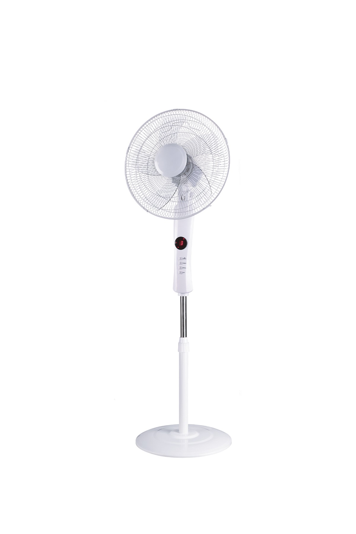 Dlc Kumandalı Ayaklı Vantilatör 50 Watt Beyaz Zaman Ayarlı