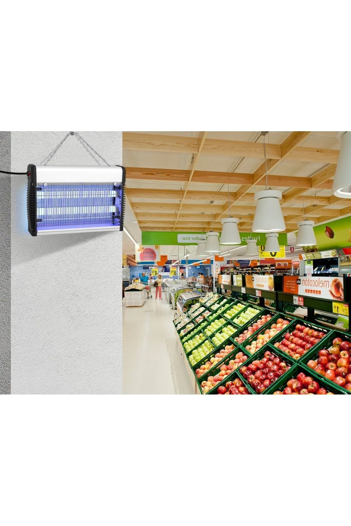 DLC SİNEK CIZZ LED 20 WATT SİNEK ÖLDÜRME YAKALAMA
