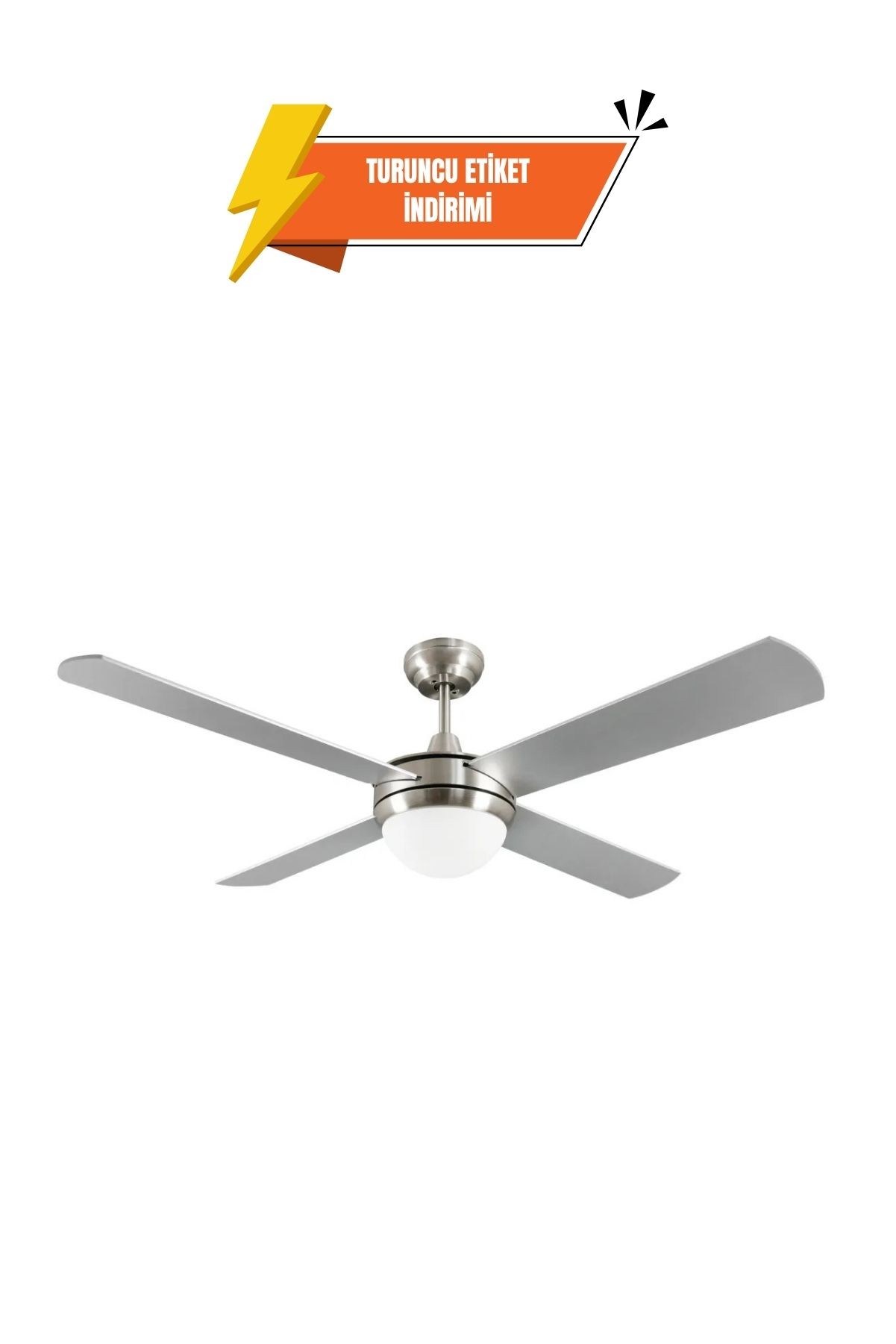 Dlc Alızee Krom Tavan Vantilatörü 132 Cm