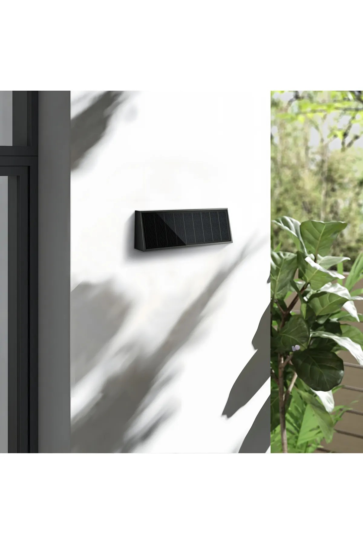 DLC SOLAR LED ÇİFT YÖNLÜ APLİK SİYAH 700 LÜMEN