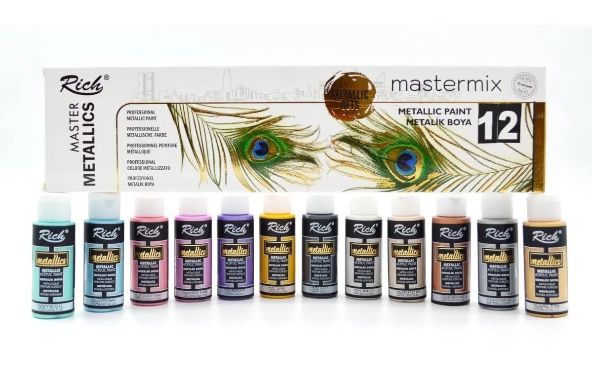 MASTERMİX METALİK 60 CC 12 Lİ SET