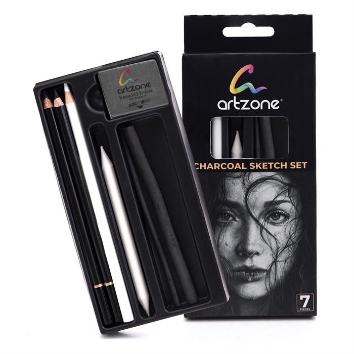 Artzone Charcoal Sketch Set- Kömür Eskiz Seti