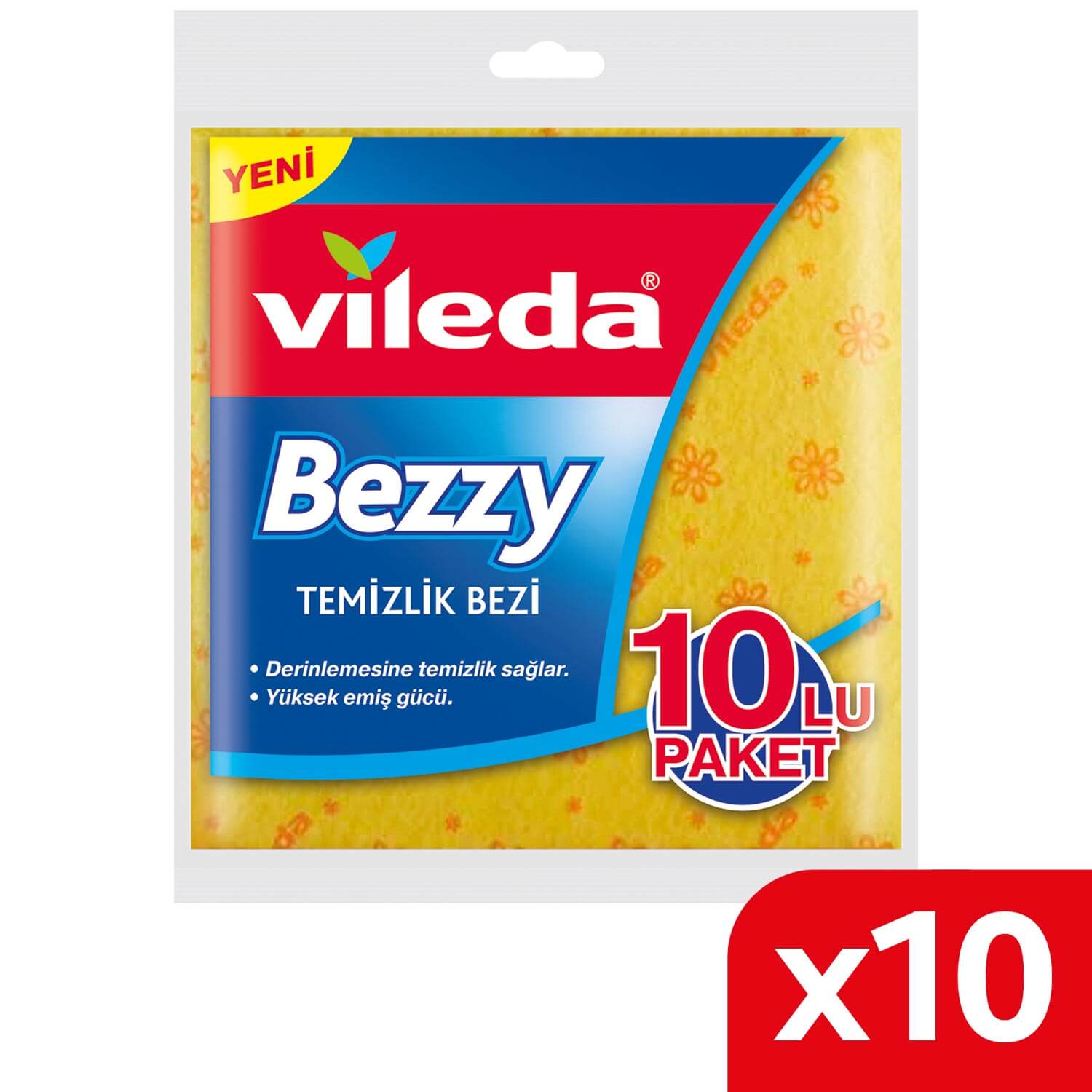 Vileda 10 Paket 10 lu Bezzy Mutfak Bezi