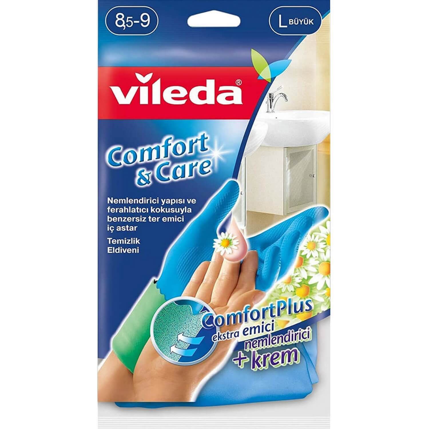 Vileda Comfort Extra Büyük Boy Bulaşık Eldiveni