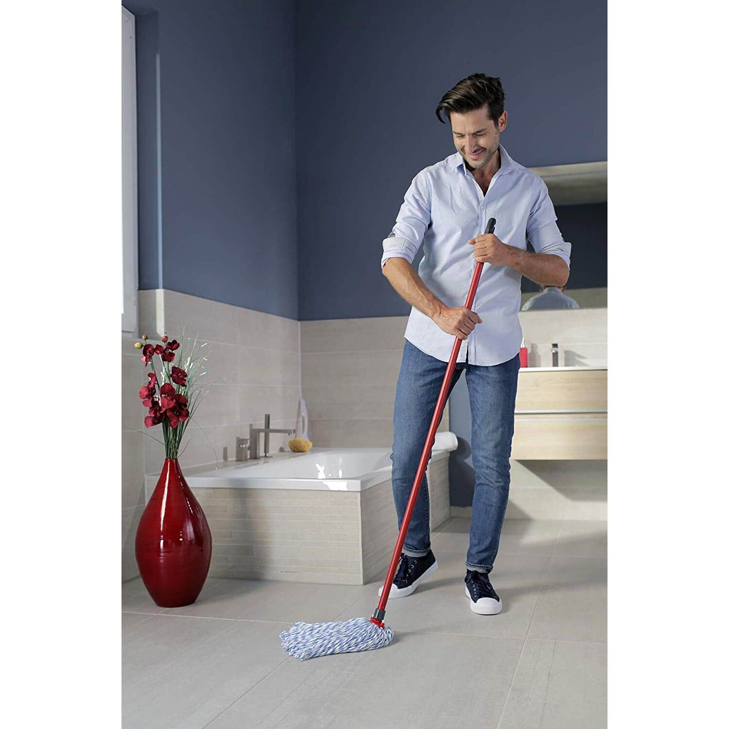 Vileda 2 Paket Pamuk & Mikrofiberli Supermocio Yedek Paspas