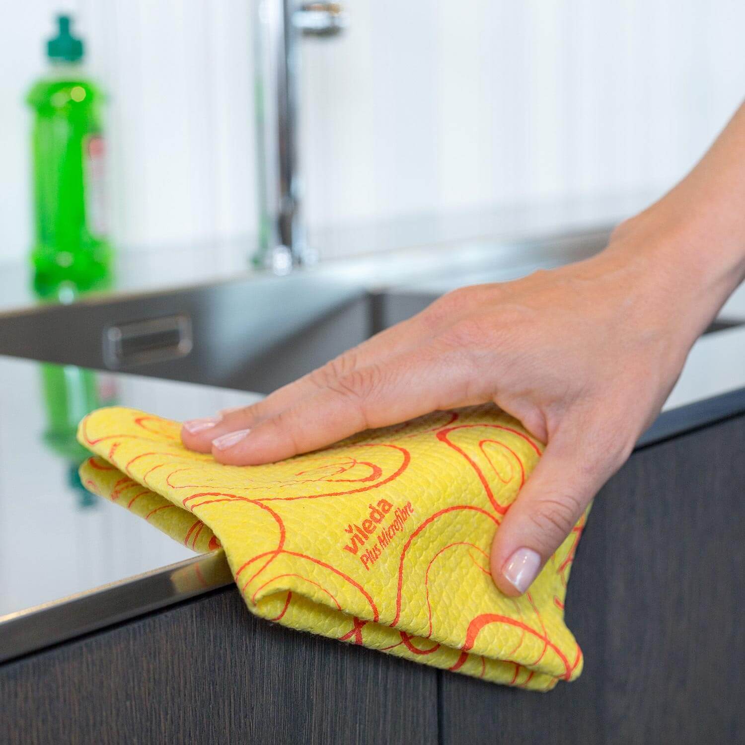 Vileda 10 Paket 5 li 30% Mikrofiberli Mutfak Bezi