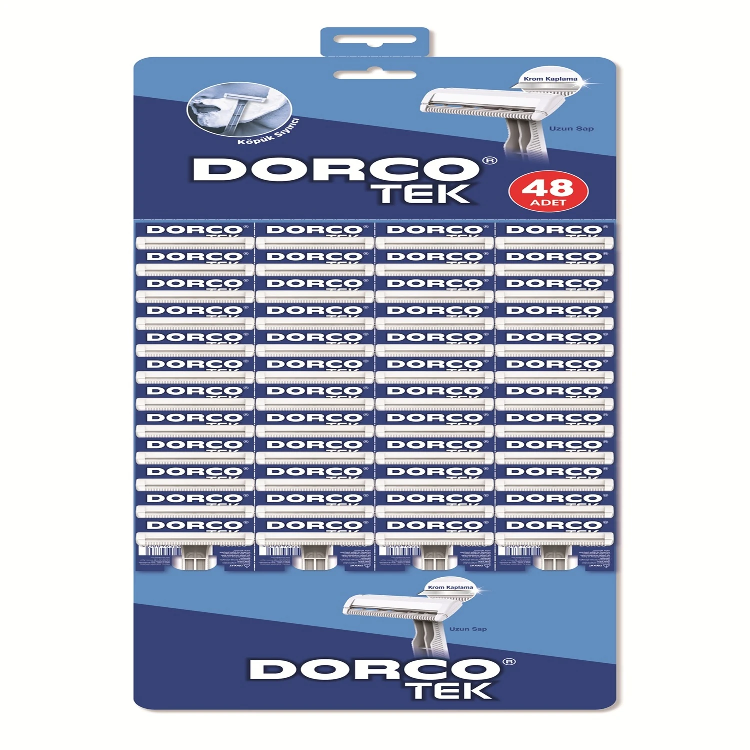 DORCO TEK BIÇAKLI KULLAN AT 48li KARTELA x1 Paket