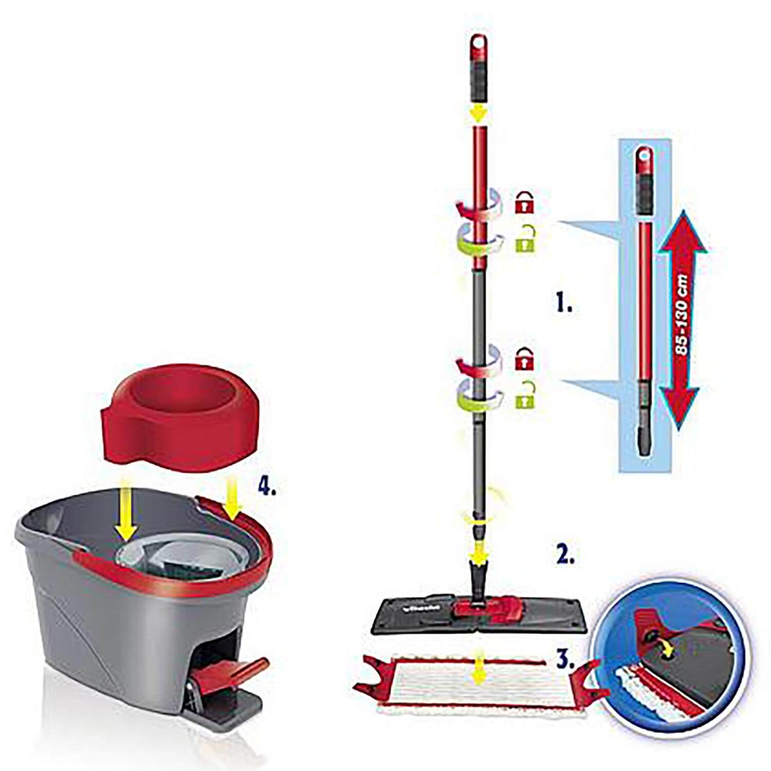 Vileda Ultramax Turbo Pedallı Temizlik Seti