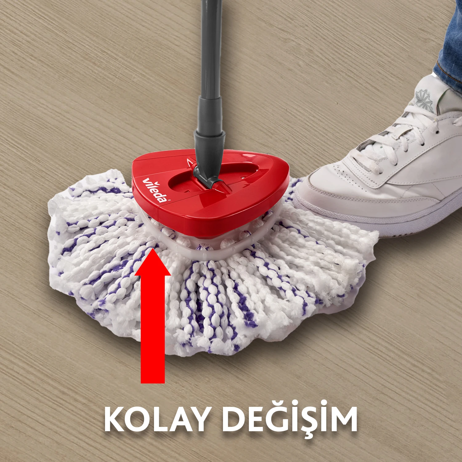 Vileda Turbo 3in1 Extra Pedli Mikrofiber Yedek Paspas