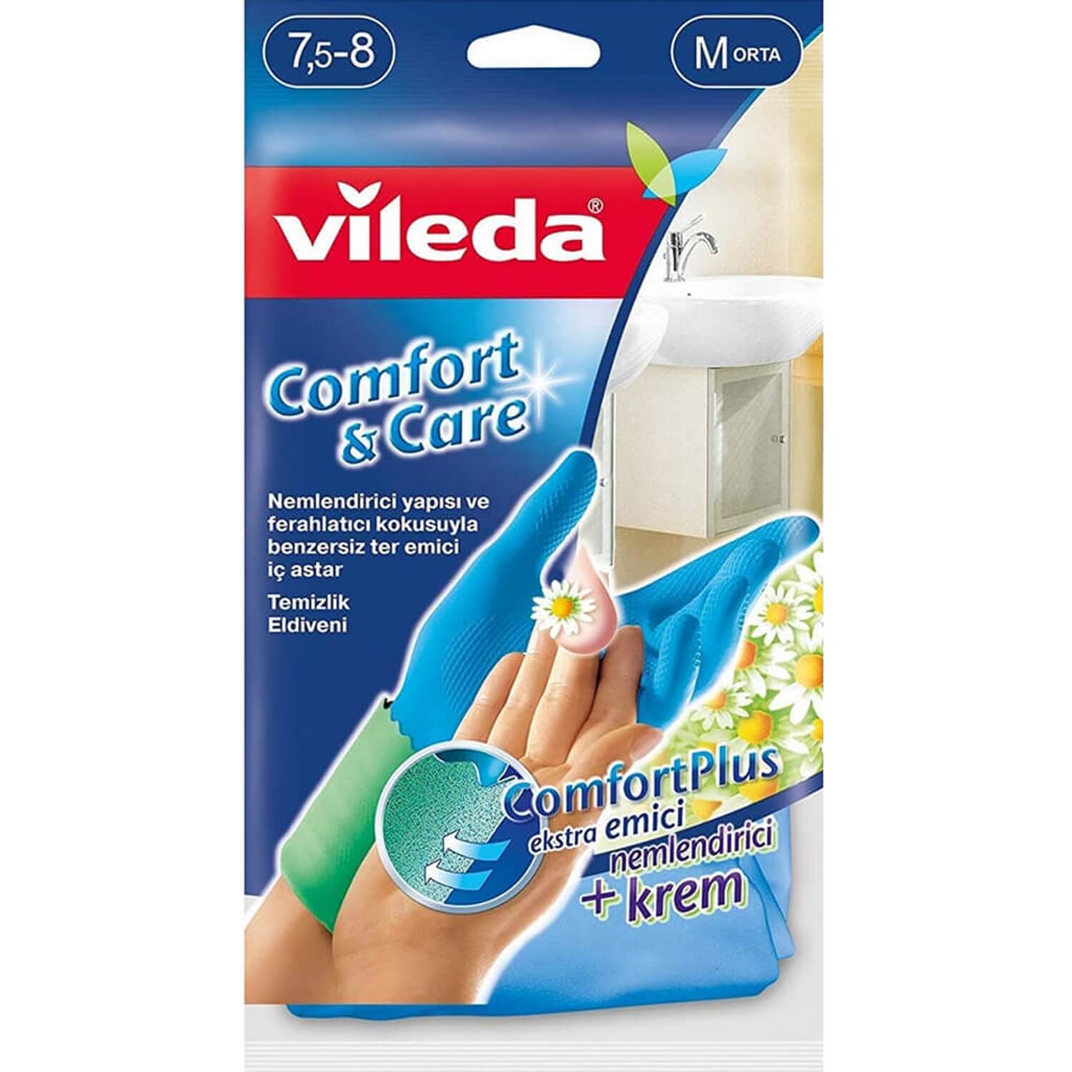 Vileda Comfort Extra Orta Boy Bulaşık Eldiveni