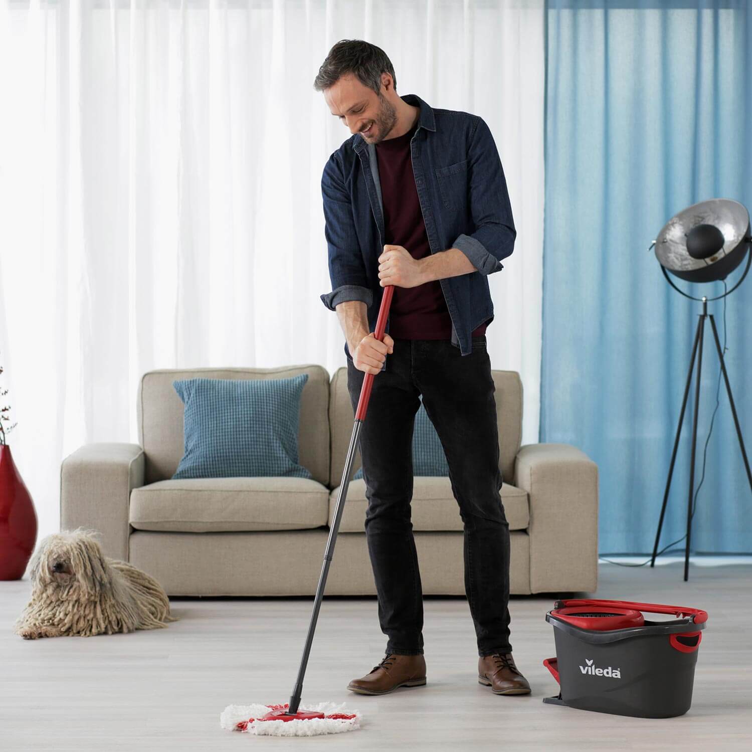 Vileda Turbo 2in1 Pedallı Temizlik Seti