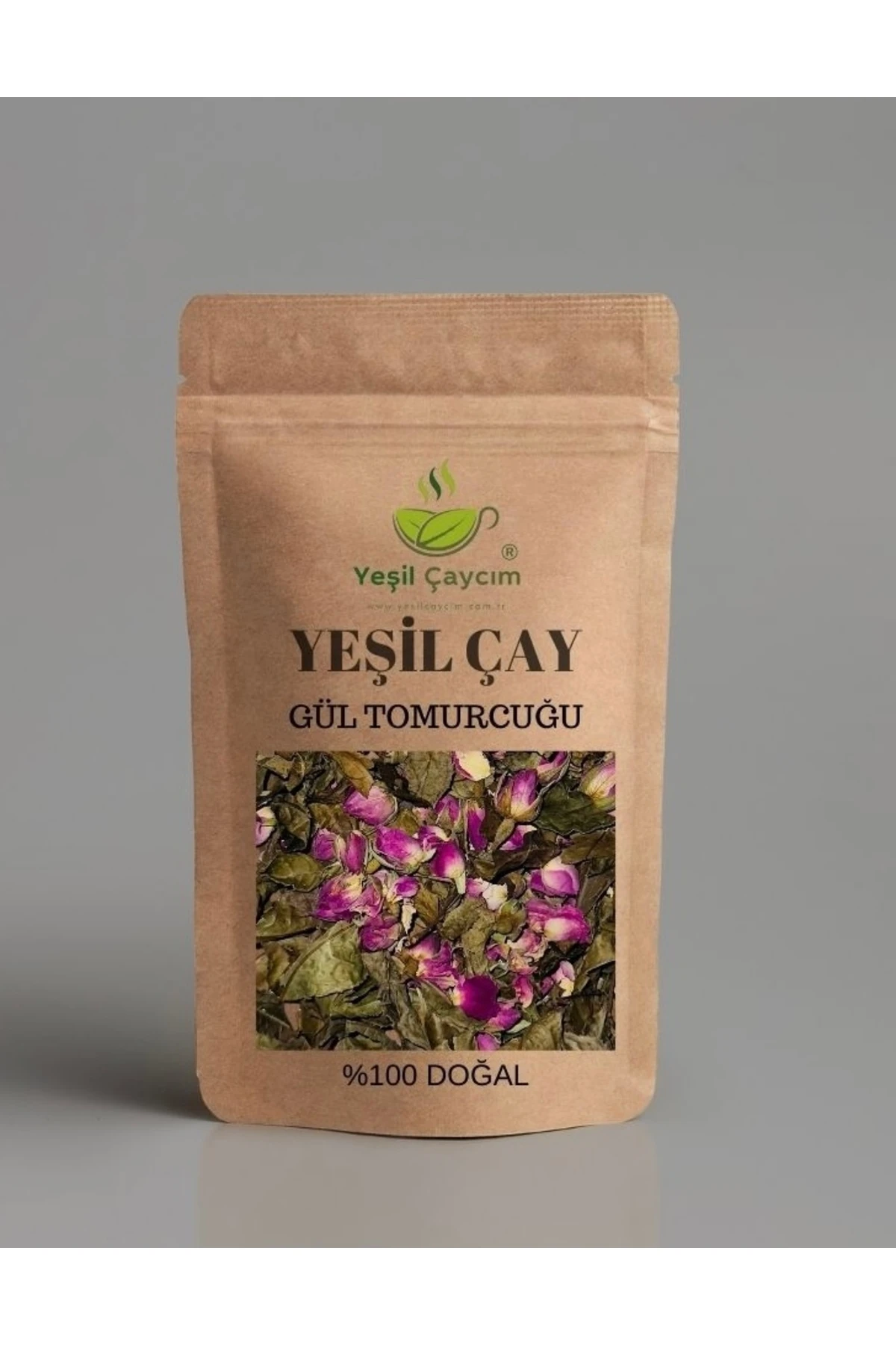 Güllü Rize Yaprak Yeşil Çay Harmanı %100 Doğal El Yapımı, ve Doğal Detoks, 25 Gr